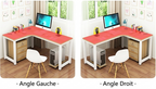 Bureau d'Angle L-Design - Série Espace de Travail & Direction