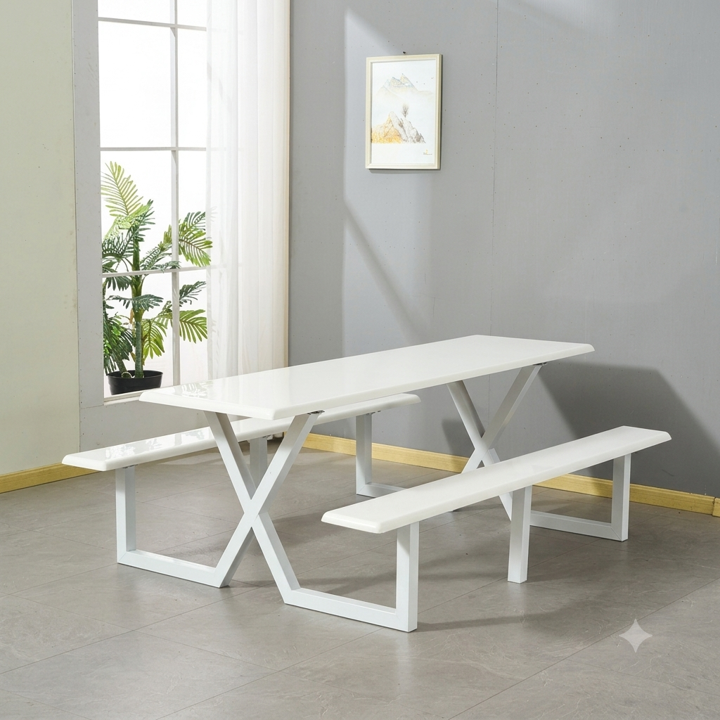 Ensemble Table et Bancs Extérieurs "PIGNIC PRO"