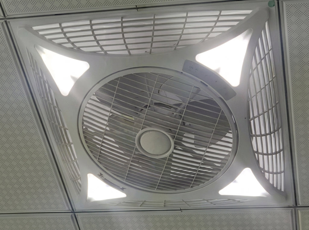 Ventilateur Plafonnier Encastrable 60x60 avec Éclairage LED "CEIL-FAN 14"