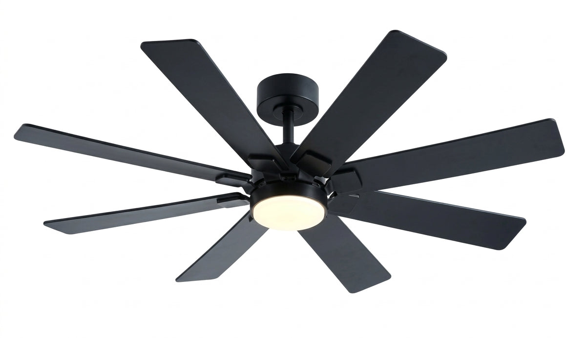 Ventilateur de Plafond Design 8 Pales avec Éclairage LED "AERO CEIL SY-63"