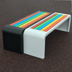 Banc de Repos Urbain "L'ÉCOLE MEUBLÉE" – Série Design U