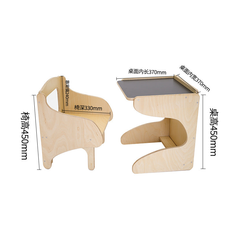 Ensemble Bureau et Chaise Évolutif Montessori