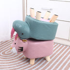 Tabouret Animal Bois & Tissu "SAFARI MINI"