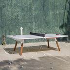 Table de Ping-Pong Design "Héritage" - Chêne & Acier