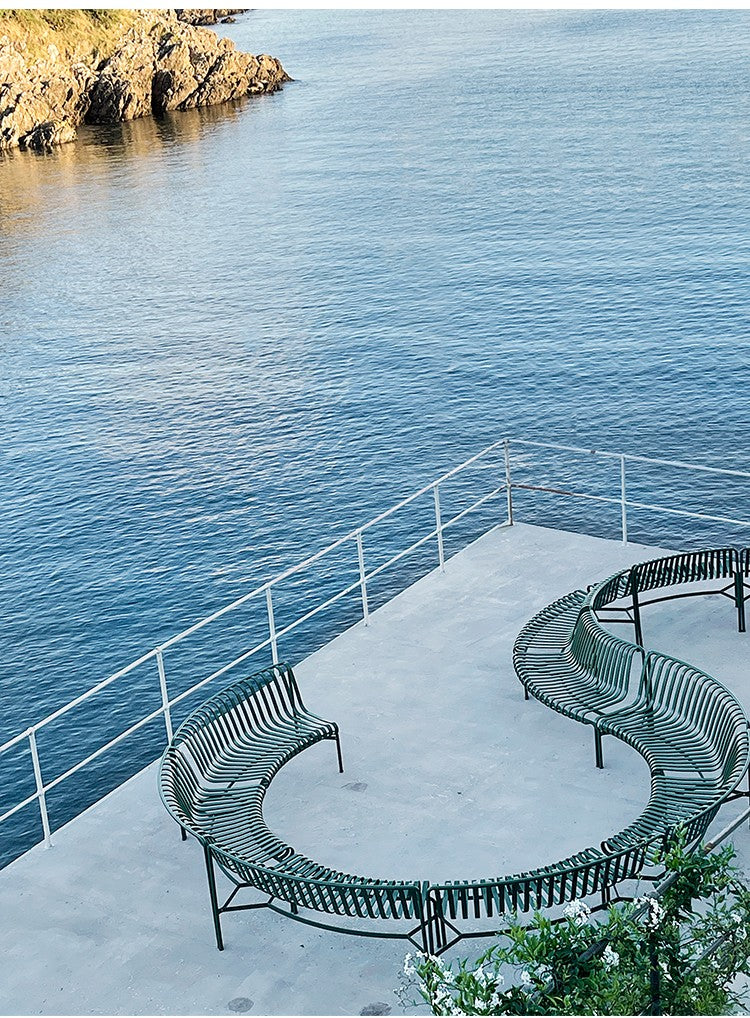 Banc Incurvé avec Dossier Intérieur "URBAN ARC IN"