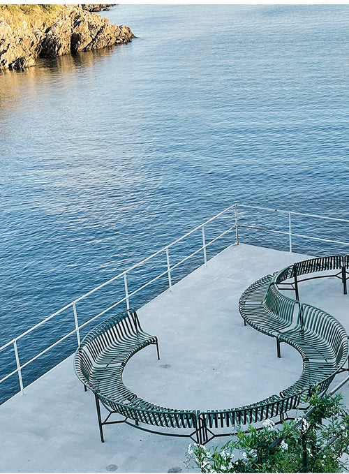 Banc Incurvé avec Dossier Intérieur "URBAN ARC IN"