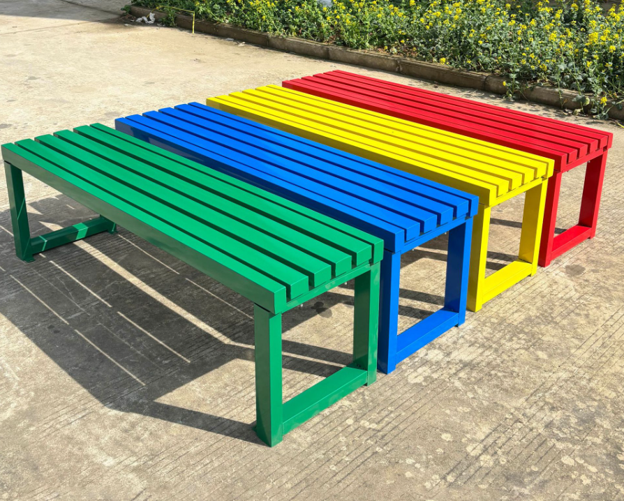 Banc de Collectivité "U-Profil" - Acier Galvanisé