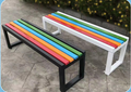Banc Public Extérieur en Composite (Plastique Bois) et Métal – Multi-longueurs